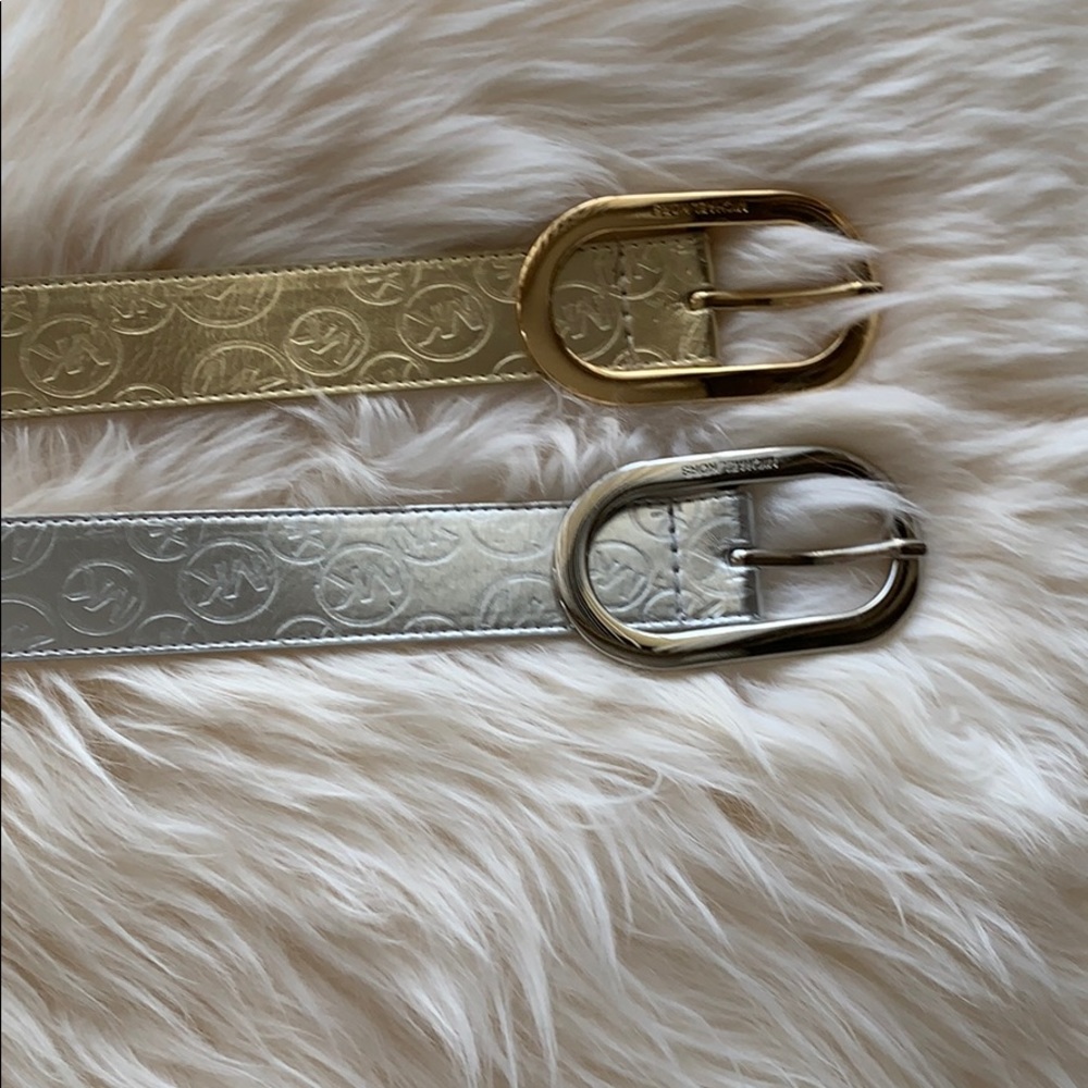 Michael Kors designer belts.